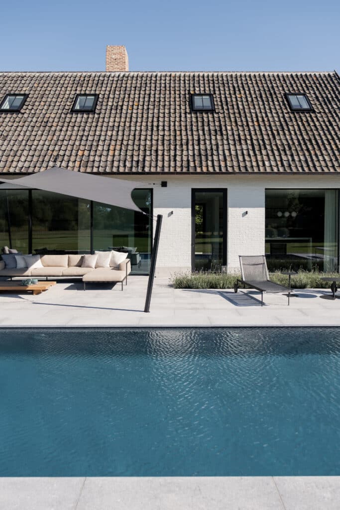 blauwe hardsteen met mosaic